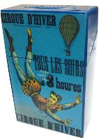 Etui à paquet de cigarettes CIRCUS Bleu Cirque d'Hiver