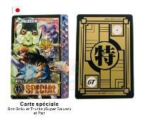  Carte Dragon Ball GT Carddass Premium Edition Jap SON GOKU ET TRUNKS ET PAN