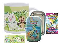 GIFT BOX Coffret cadeau Pokemon Mug Verre 2 dessous de verre Evoli + Carte  bonus